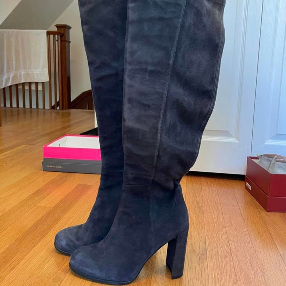 Stuart Weitzman Suede Over the Knee Boots Unworn size 10